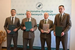 Dyrektor Regionalnej Dyrekcji Lasów Państwowych w Białymstoku oraz Dyrektorzy trzech Parków Narodowych: Wigierskiego, Biebrzańskiego i Narwiańskiego